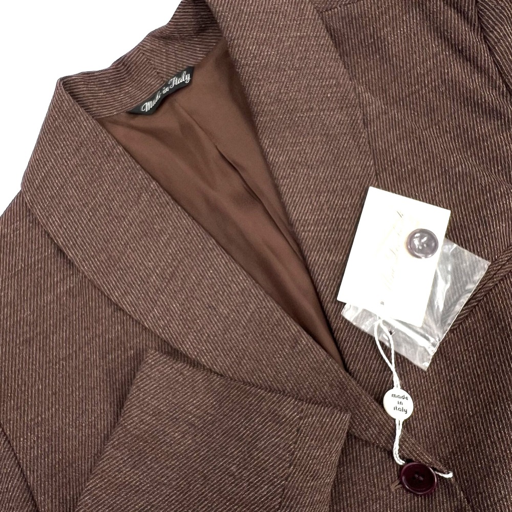 MINO LOMBARDI Women's 10 NWT Travis Ayers Wool-Blend Tweed Blazer/Pants Suit Set - Picture 2 of 16